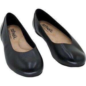 SoftWalk Sonoma Women’s Flats Black Comfort Slip-On US 7.5W